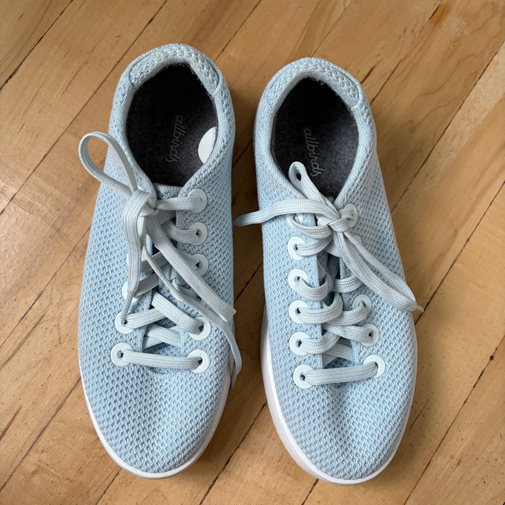 Allbirds Women's Tree Piper‎ Dreamy Blue/green Cream Hush Sole Women’s Size 9 - Picture 5 of 12